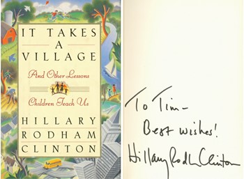 Hillary Rodham Clinton autograph