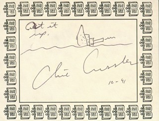 Clive Cussler autograph