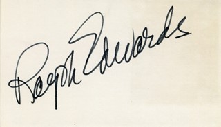 Ralph Edwards autograph