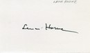 Lena Horne autograph