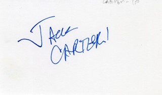 Jack Carter autograph