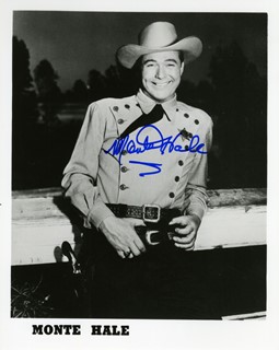 Monte Hale autograph