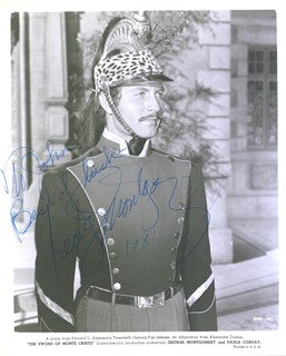 George Montgomery autograph