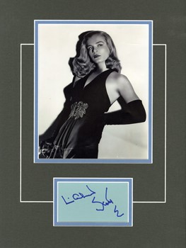 Lizabeth Scott autograph