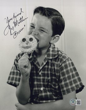 Jerry Mathers autograph