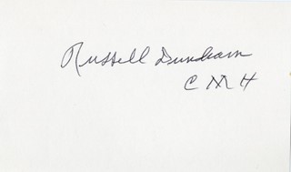 Russell Dunham autograph