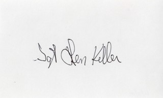 Leonard B. Keller autograph