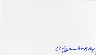 Alejandro Ruiz autograph