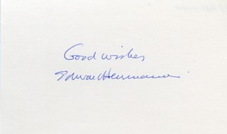 Edward Herrmann autograph