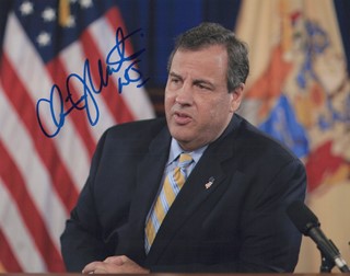 Chris Christie autograph