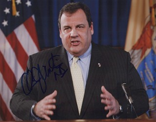 Chris Christie autograph