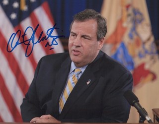 Chris Christie autograph