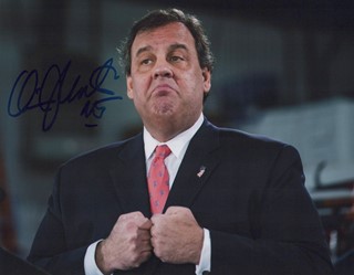 Chris Christie autograph