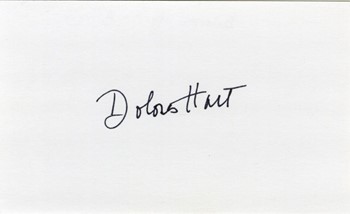 Dolores Hart autograph