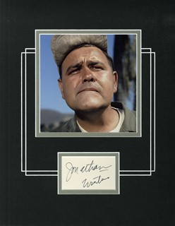 Jonathan Winters autograph