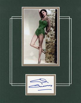 Cyd Charisse autograph