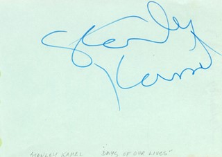 Stanley Kamel autograph