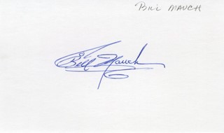 Billy Mauch autograph