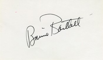 Bonnie Bartlett autograph