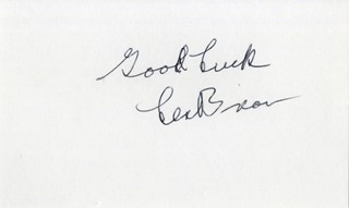 Les Brown autograph