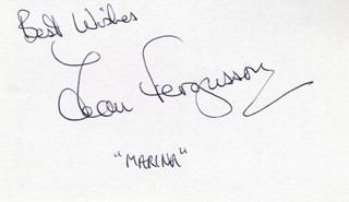 Jean Ferguson autograph