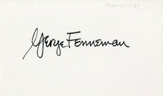 George Fenneman autograph