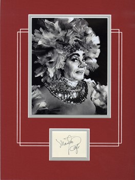 Martha Raye autograph