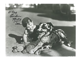 Gordon 'Porky' Lee autograph