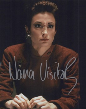 Nana Visitor autograph