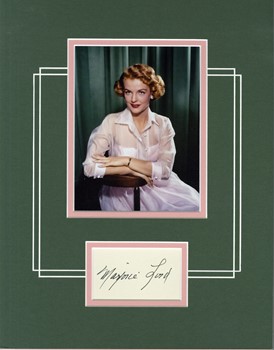 Marjorie Lord autograph