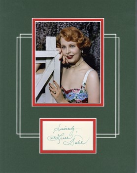 Arlene Dahl autograph