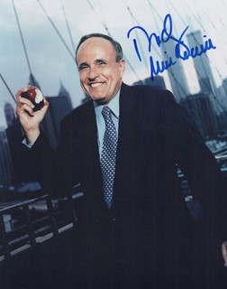 Rudy Giuliani autograph