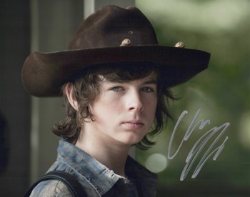 Chandler Riggs autograph