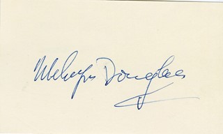 Melvyn Douglas autograph