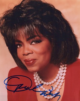 Oprah Winfrey autograph