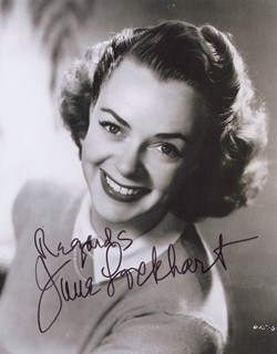 June Lockhart autograph
