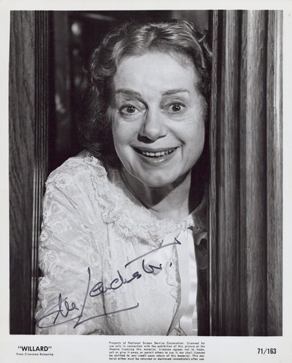 Elsa Lanchester autograph