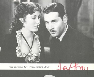 Fay Wray autograph