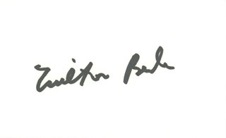 Milton Berle autograph