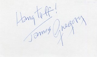 James Gregory autograph