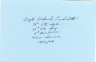 Richard E. Smith autograph