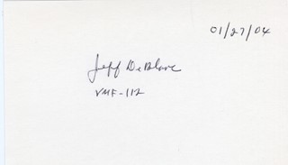 Jefferson DeBlanc autograph