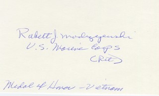 Robert J. Modrzejewski autograph