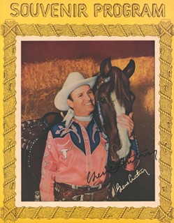 Gene Autry autograph