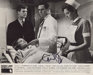 Carol Lynley autograph