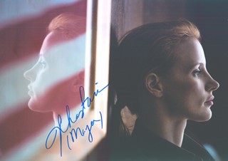 Jessica Chastain autograph