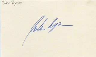 John Byner autograph