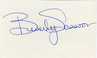 Beverly Sassoon autograph