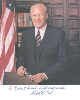 Gerald Ford autograph