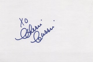 Cherie Currie autograph